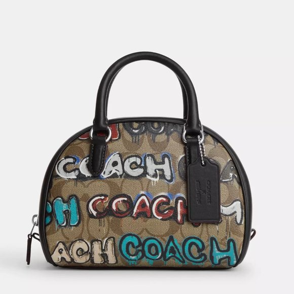 🥰 Coach X Mint + Serf Sydney Satchel In Signature Canvas - Picture 1 of 12